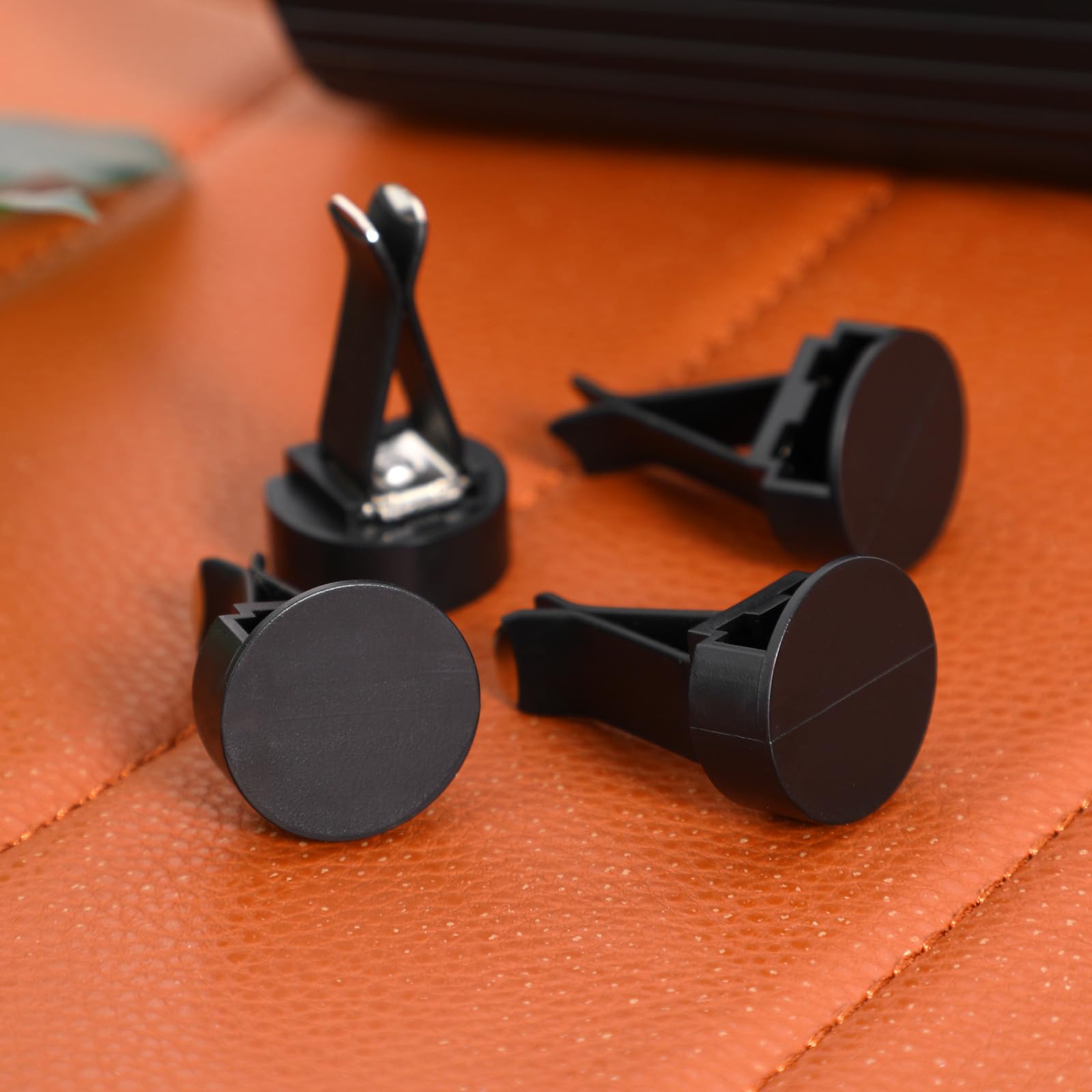 Healeved Clip per Deodoranti per Auto Clip per Bocchette D’aria Set da 100 Pezzi in Metallo Nero Facile Installazione e Decorazione Personalizzata
