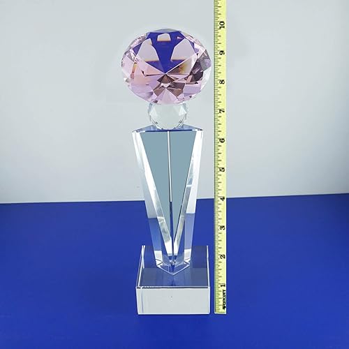 Miniatura 10 de Trofeo óptico del grabado láser personalizado Reconocimiento Realidad del trofeo de los premios del trofeo del diamante del cristal