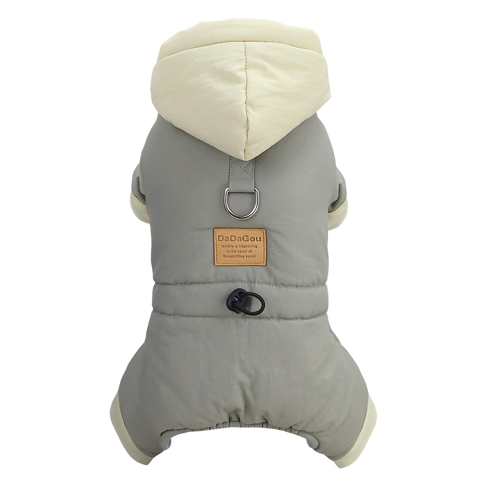 Izefia Hund Hoodie – Fleece, 4-Bein-Design, Für Kleine Hunde, Winterwarm