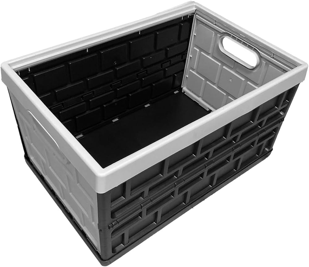 Amazon｜SPACE MADE 折り畳みコンテナ 46L 収納ボックス ケース