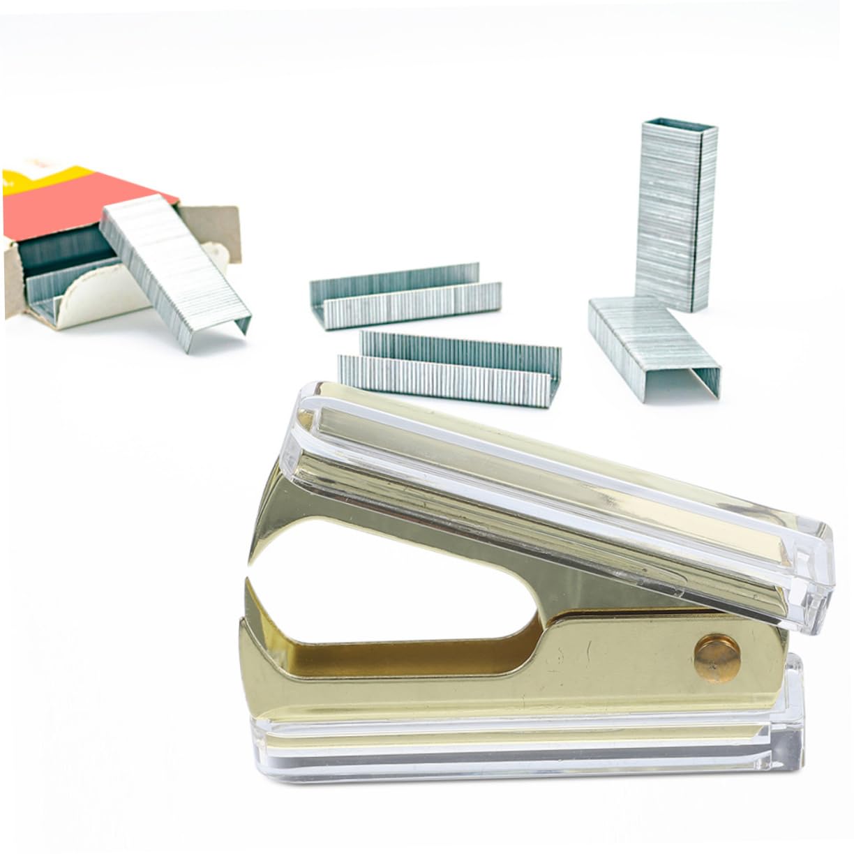 DOITOOL 5 Set Rimozione Graffette Portatile Levapunti Con Design Elegante Per Ufficio E Casa Ergonomico E Facile Usare 2 Pezzi * 5