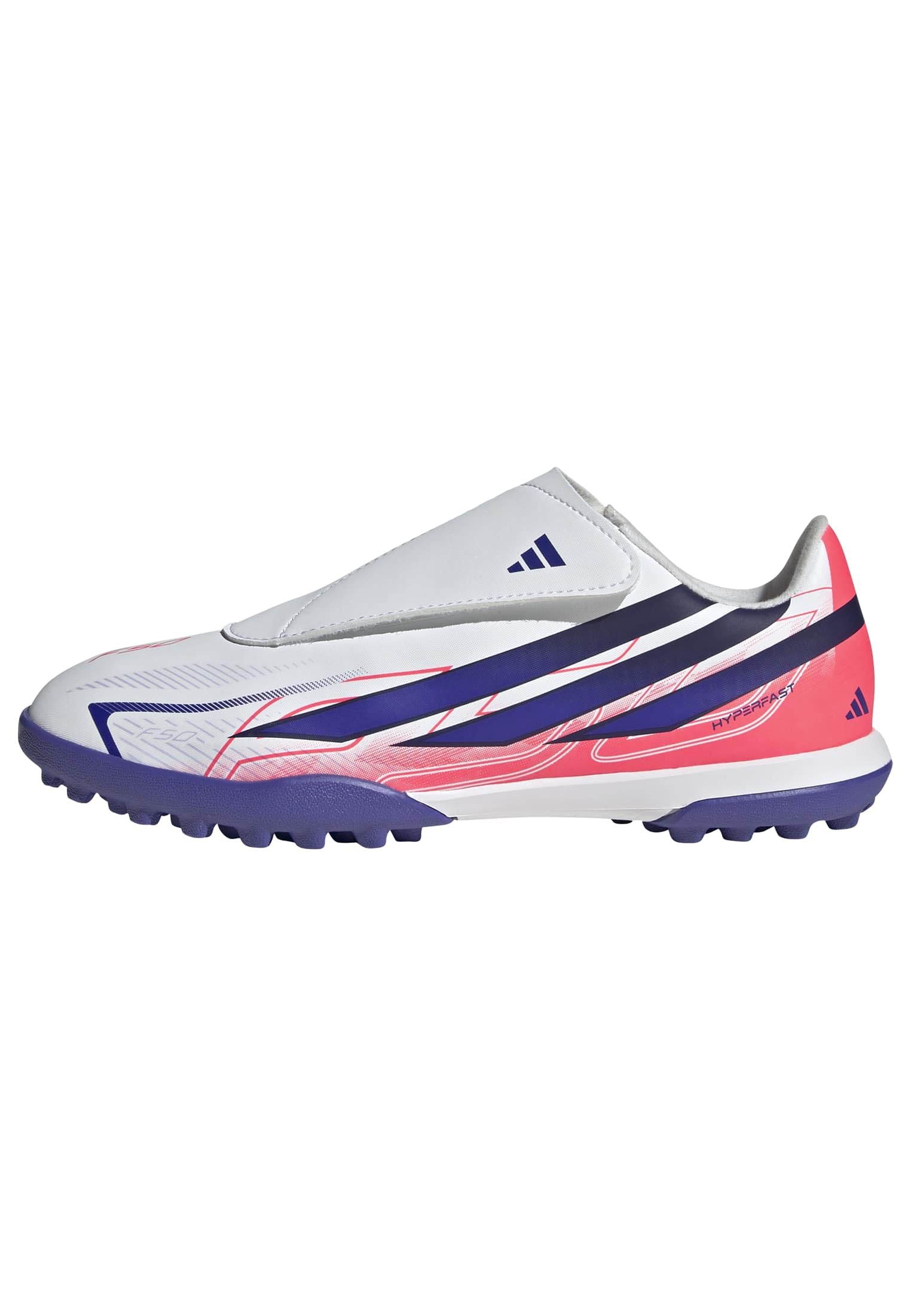 Adidas F50 Hyperfast Club Velcro Turf Football Kids SCARPEUnisex - Bambini e Ragazzi