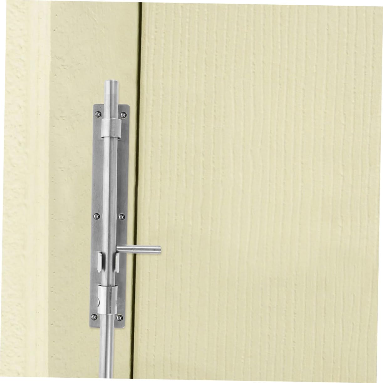SHINEOFI Chiavistello in Acciaio Inossidabile per Porta e Cancello, 2 Pezzi, Robusto, Facile da Mantenere, per Porte in Legno e Porte Principali