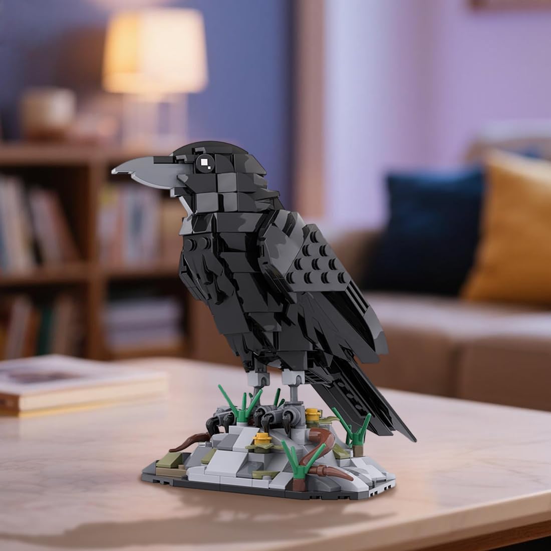 Amazon.com: Raven Bird Building Blocks Set, MOC-217187 Animal Bird