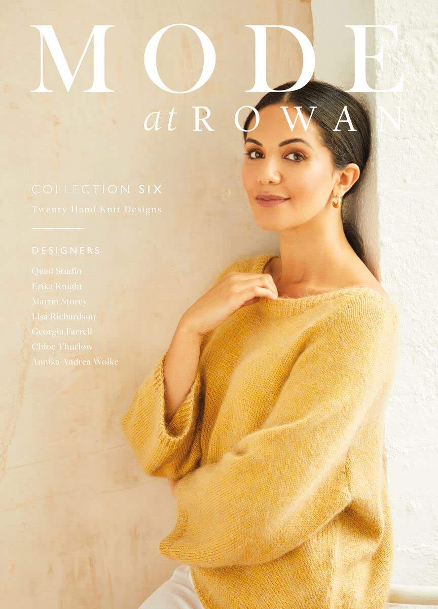 Mode Rowan Collection Six Knitwear Knitting Patterns 20 Designs