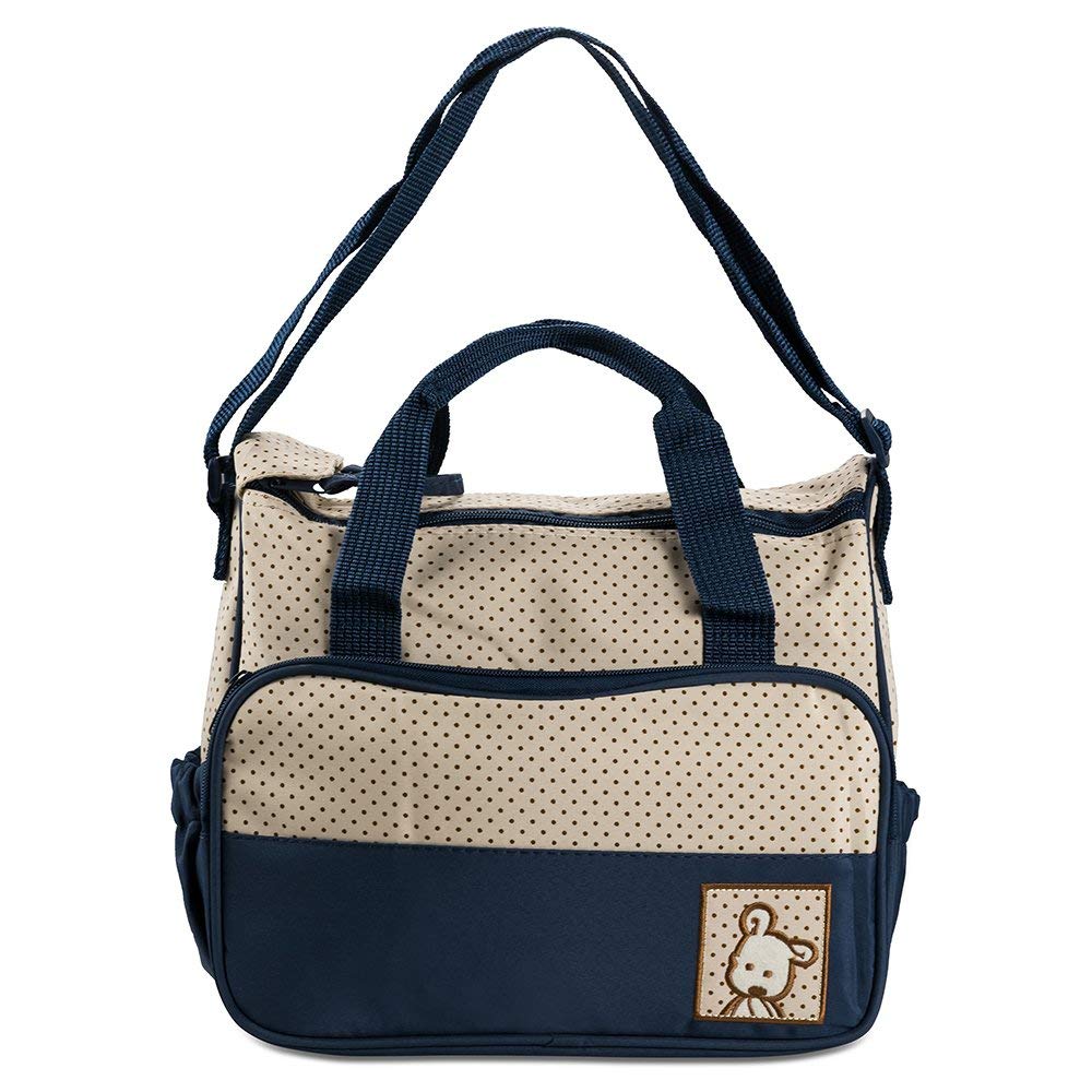 FREESOO Set di 5 zaini per pannolini, borsa da viaggio con molte tasche, tracolla regolabile