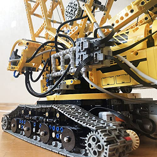 Spide Extra groß Raupenkran Baukasten mit Motorsatz, 3846PCS Kabelgesteuert Kran Bausatz, Maschinenbau Baufahrzeug… – Bild 5