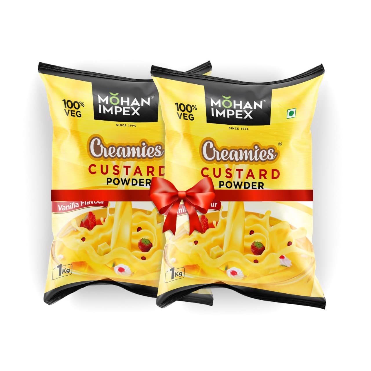 Mohan Impex 1kg Custard Powder- Vanilla (Pack of 2) |2 x 1kg| [HoReCa Pack] (B09S3N7F3P) Amazon Price History, Amazon Price Tracker