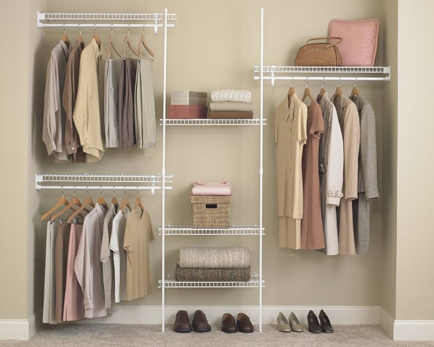 w closet - zzz ZPL Portable Wardrobe: Closet with 3 Drawers, 4 Shelves