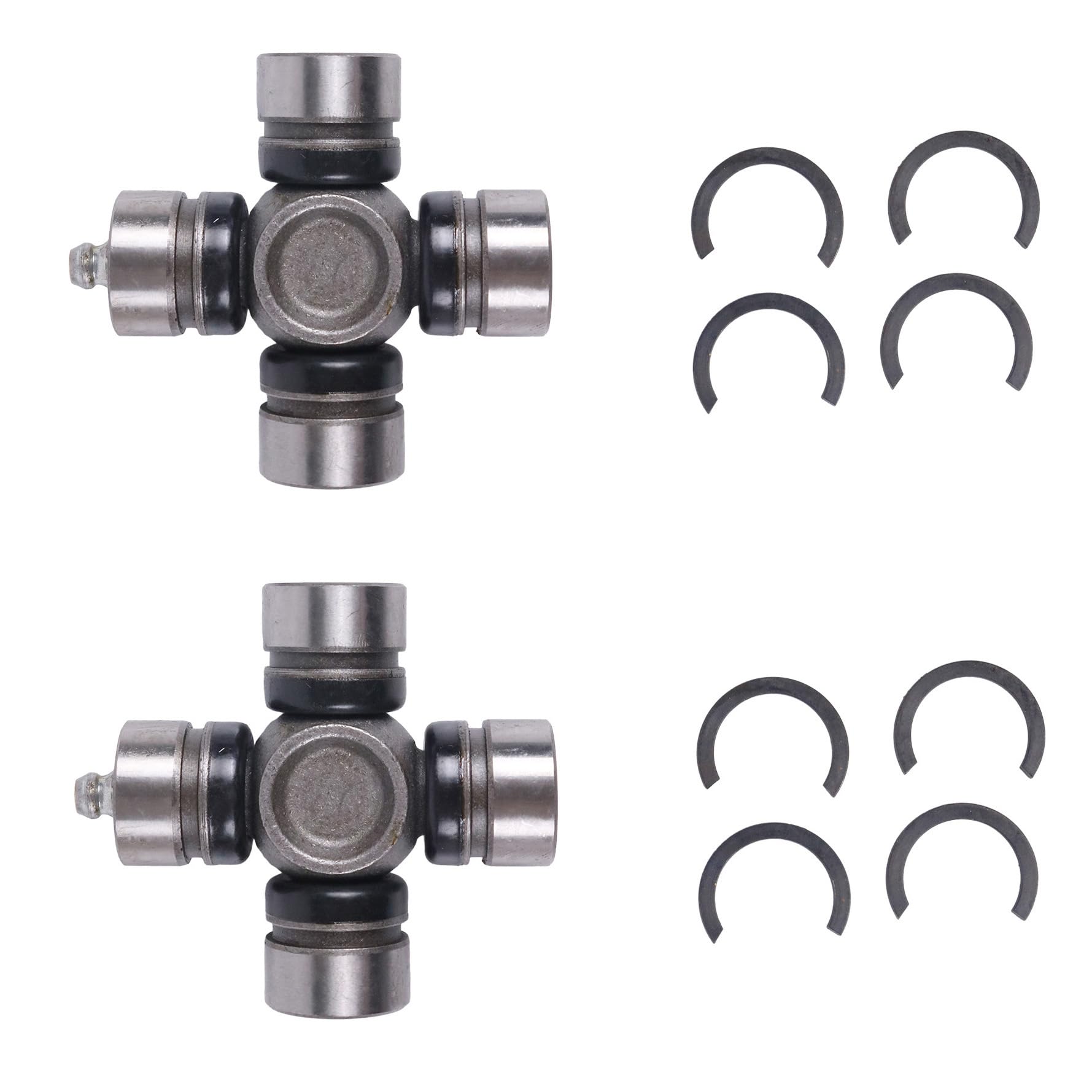 ゆー Amazon.com: WQSING 2X Front Rear Drive Shaft U Joint 49050-1057