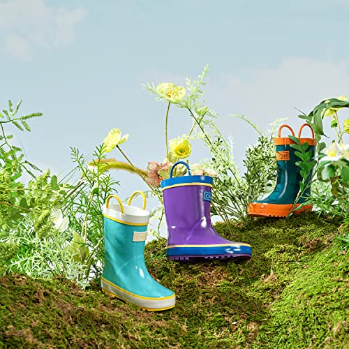 Casamiel Toddler Rain Boots For Kids Unisex Kids Rain Boots For Girls And Boys, Handmade Natural Rubber Rain Boots For Children Botas Para Niños #TOP5