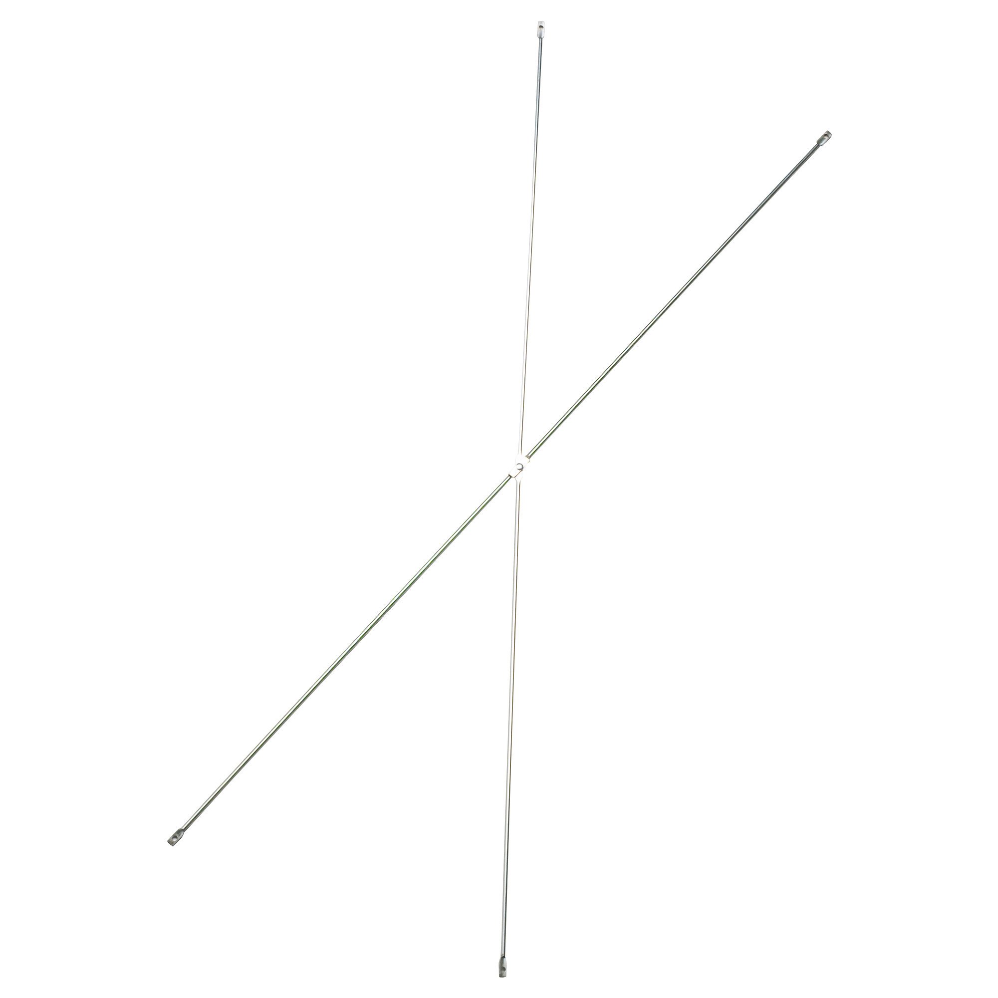 OBSERVATÖR 100 cm Cross-Brace Shelf, Galvanized, Freestanding, for Books, Kitchen Utensils, Decorative Items, Plants