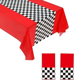 2 Pack Racetrack Tablecloth Racing Car Table Covers 54