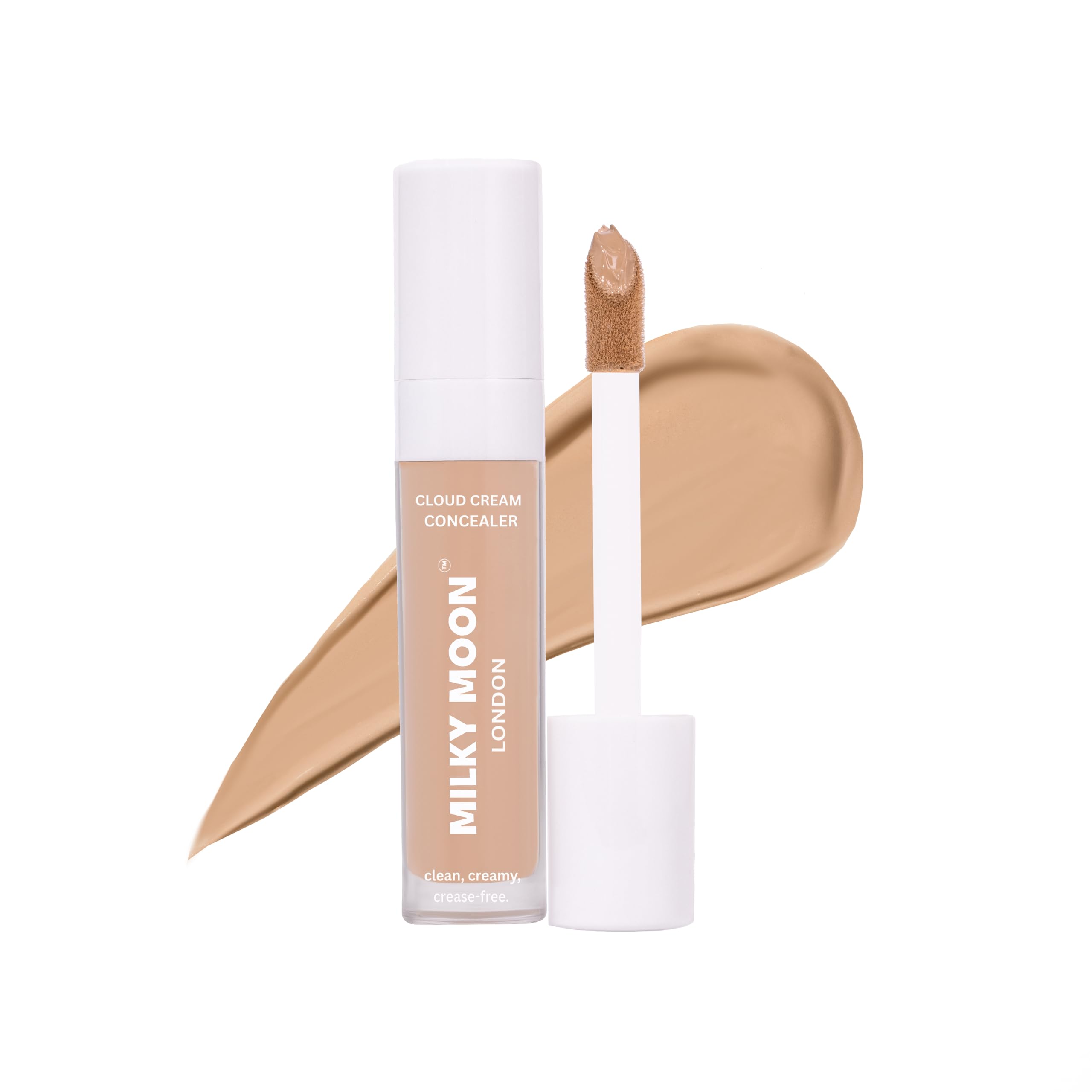 Milky Moon London, Cloud Cream Concealer Full Coverage, Long-Lasting, Lightweight