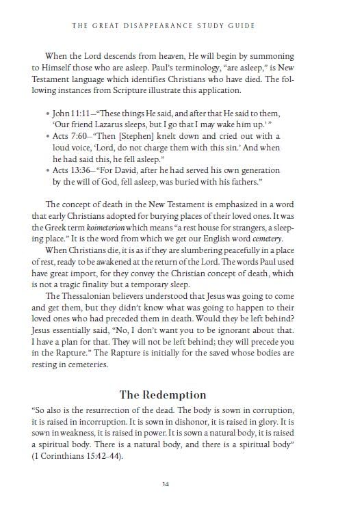 Image of The Great Disappearance Bible Study Guide: How to Be Rapture Ready