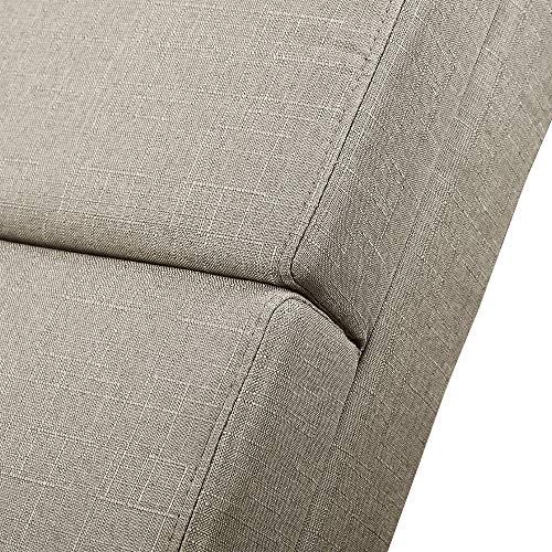 Chaise longue London confort dossier haut - Casaria