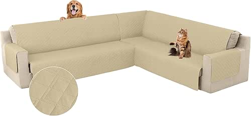 Arfntevss Corner Sectional Couch Covers for Sectional Sofa L Shaped