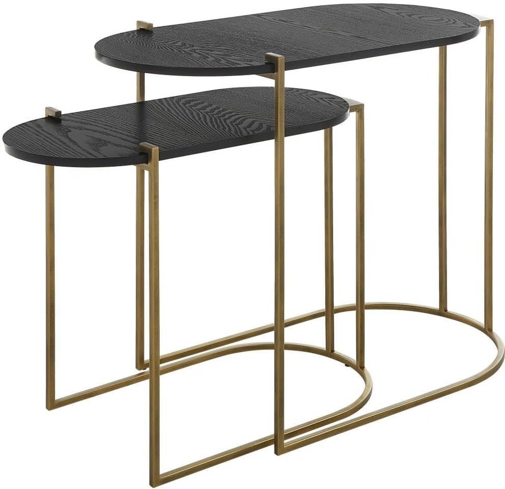 Uttermost Aztec - Nesting Table (Set of 2)-22 Inches Tall and 26.5 Inches Wide