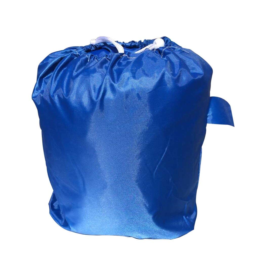 Telo per Barche Heavy Duty 14-16FT / 17-1 9FT / 20-22FT. Trave 90inch Trailexrablex 210d Break Breade Break Cover Impermeabile UV. Blu protetto (Size : 14-16FT)