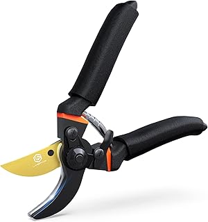 LF Likefair 8.5" Pruning Shears,Garden Shears, Garden Scissors,Professional Bypass Pruner Hand Shears, Tree Trimmers Secat...