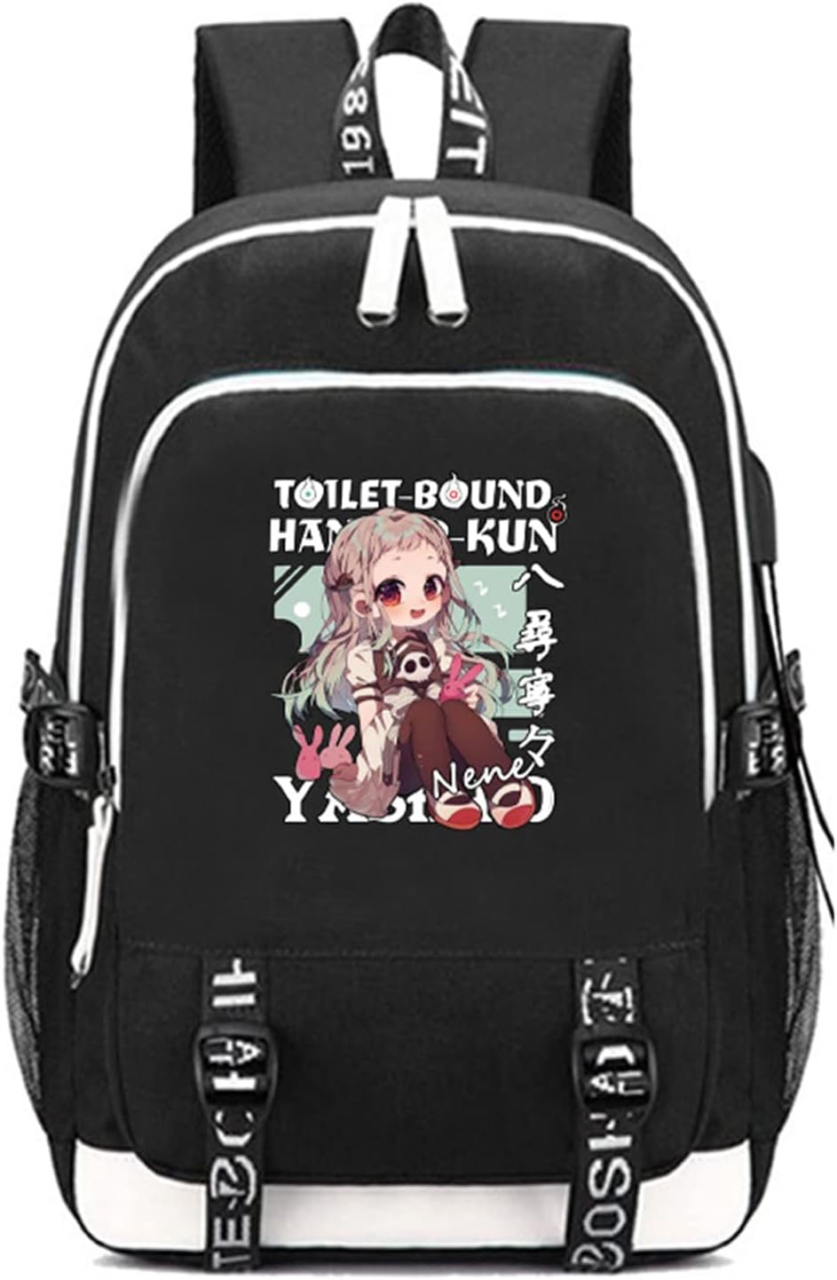 ISaikoy Anime Toilet Bound Hanako Kun Backpack Yashiro Nene Laptop School Bag Bookbag with USB Charging Port 1