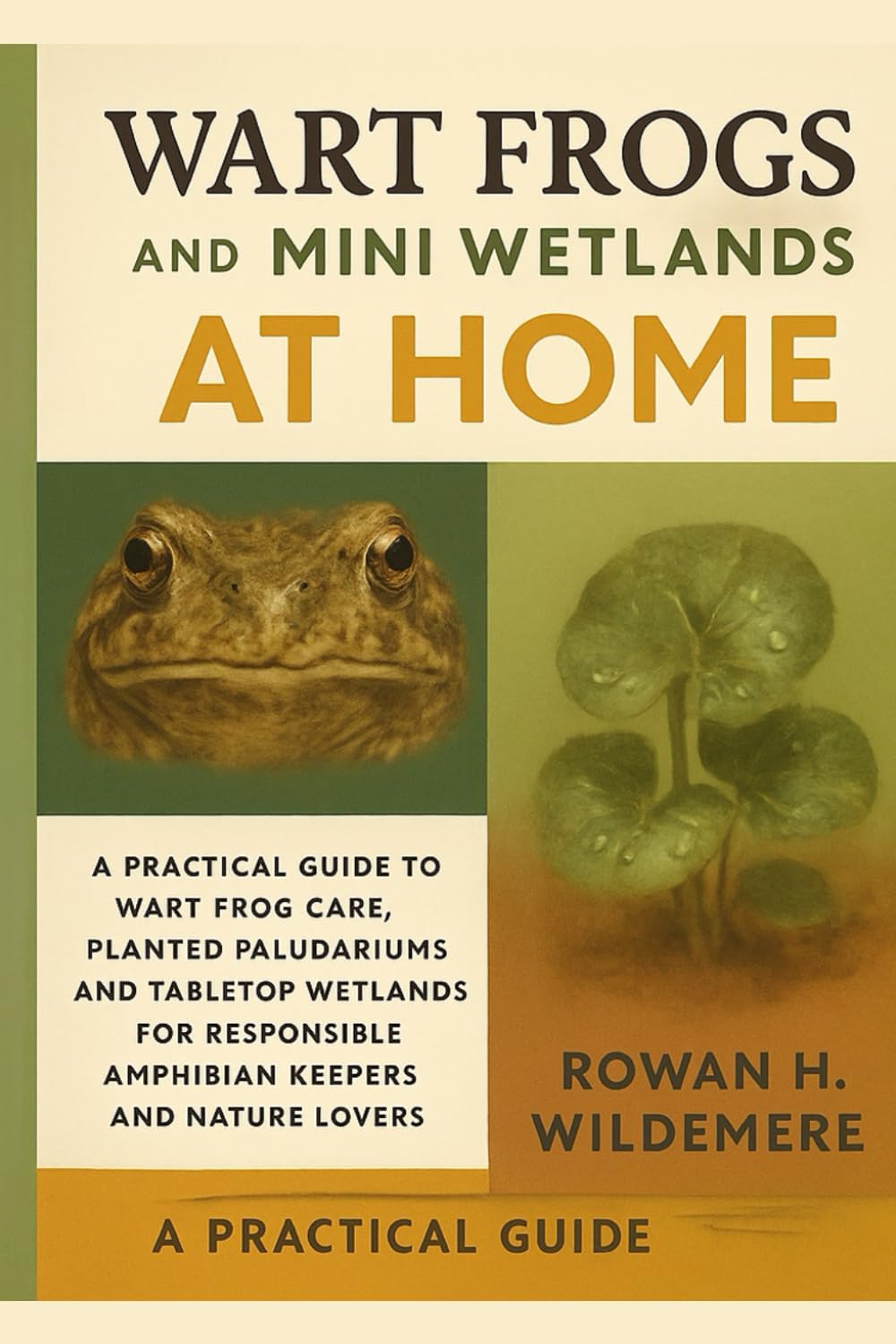 Wart Frogs and Mini Wetlands at Home: A Practical Guide to Wart Frog Care, Planted Paludariums and Tabletop Wetlands for Responsible Amphibian Keepers and Nature Lovers
