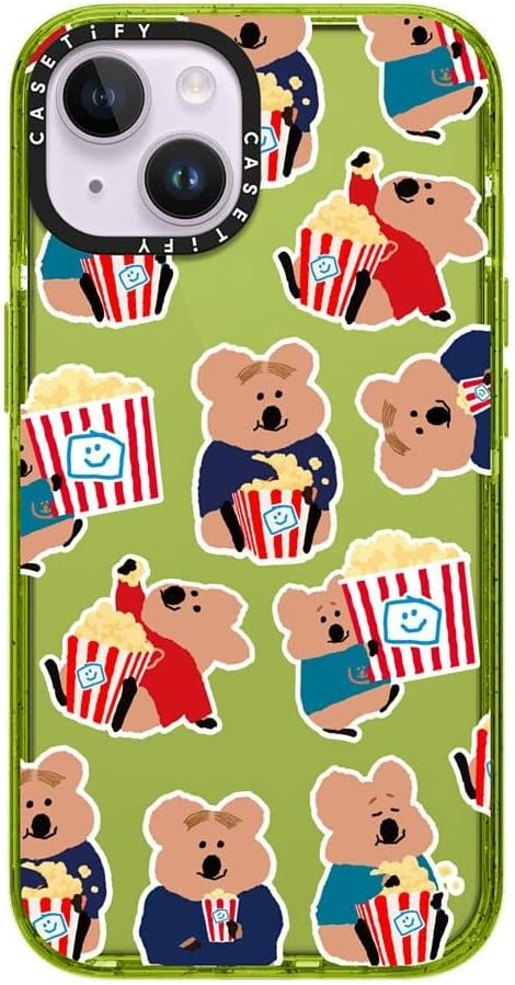 CASETiFY Impact iPhone 14 Case [4X Military Grade Drop Tested / 8.2ft Drop Protection] - Snack Bar Attack - Kiwi