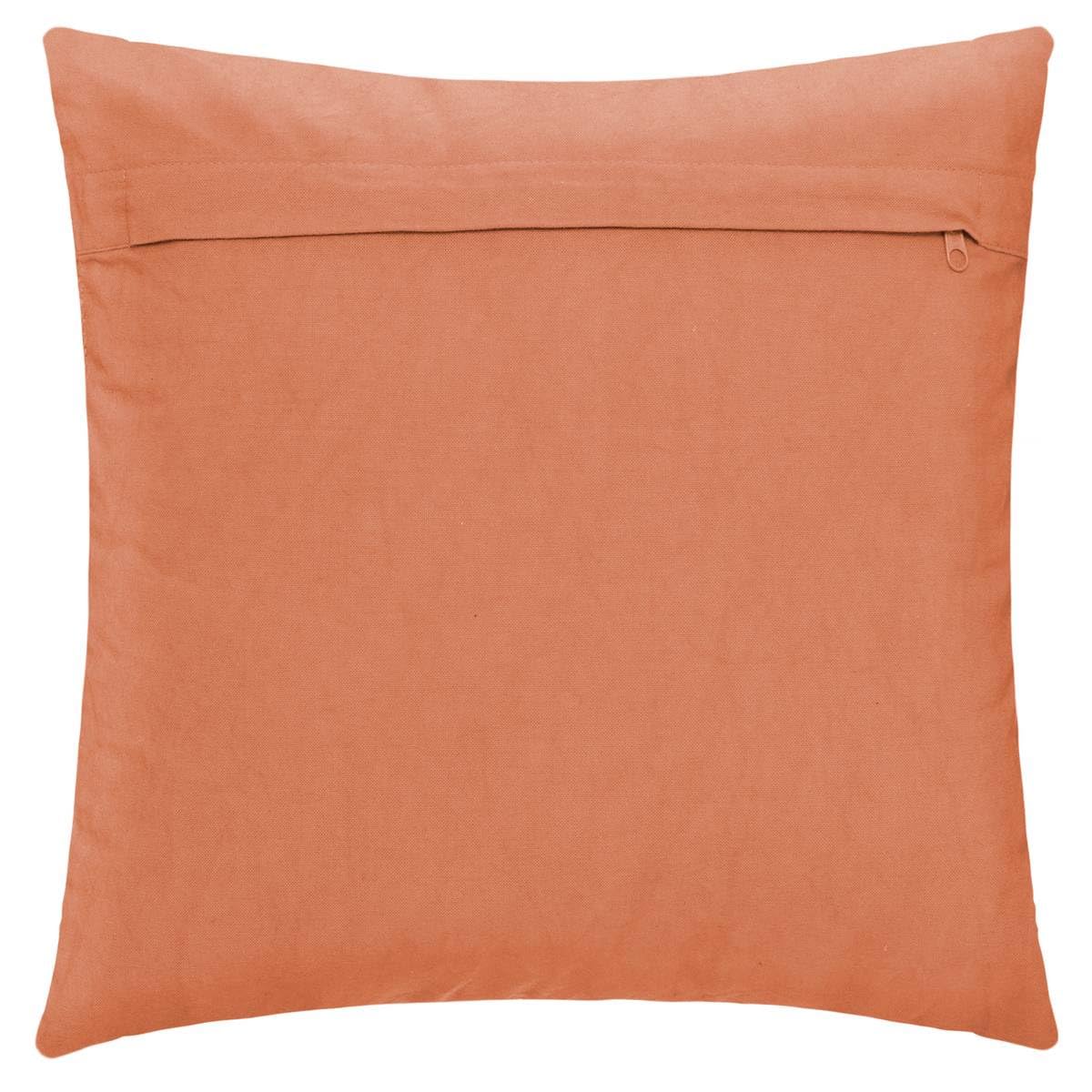 Copriletto Trapuntato ATMOSPHERA 'Inca TC' In Cotone - Terracotta, Motivo Ispirato Agli Inca, Dimensioni 130 X 180 Cm, Per Letto E Divano
