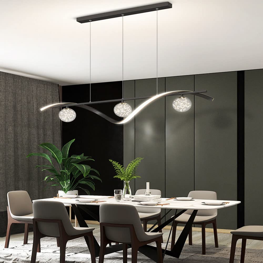 YLFXL Pendelleuchte 50cm - Dimmbar Mit Fernbedienung Für Esszimmer & Küche