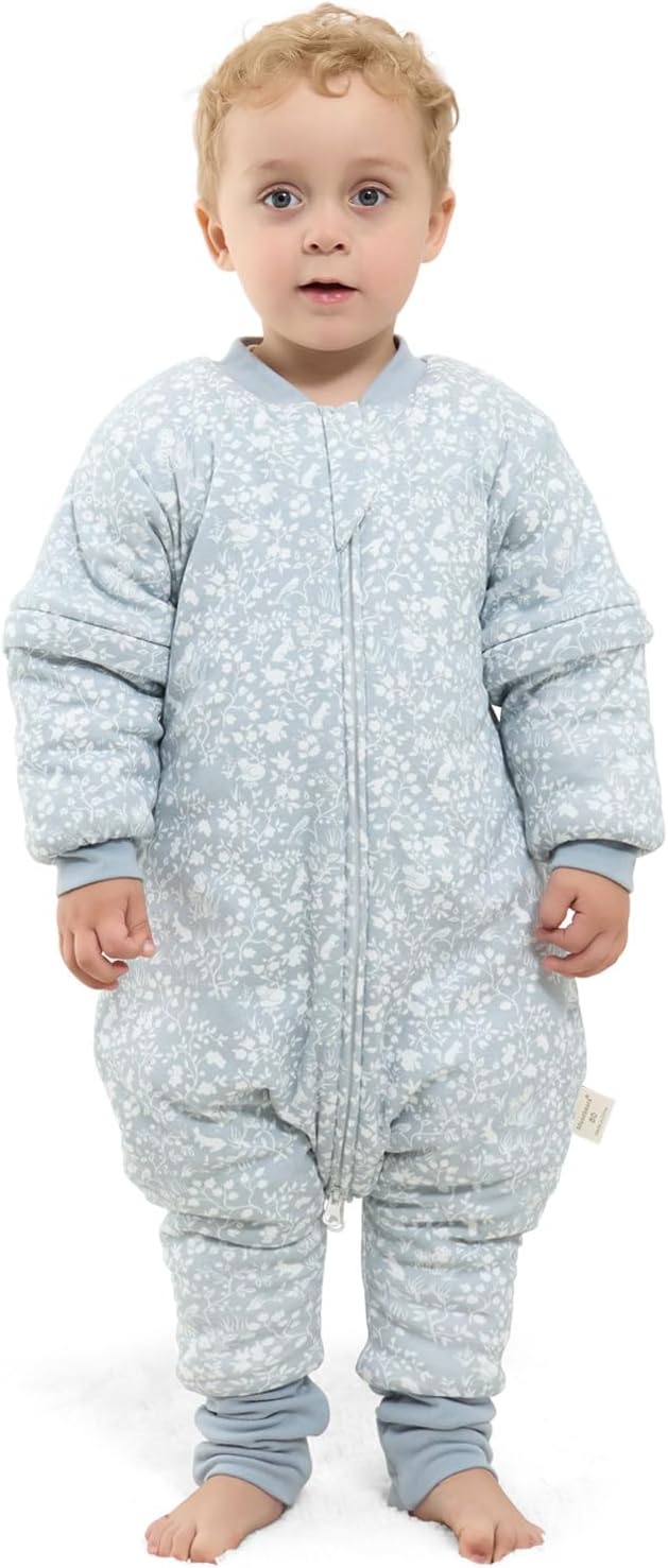 Mosebears Saco de dormir bebé 2.5 TOG, algodón,(Rabbit,6-18 meses)