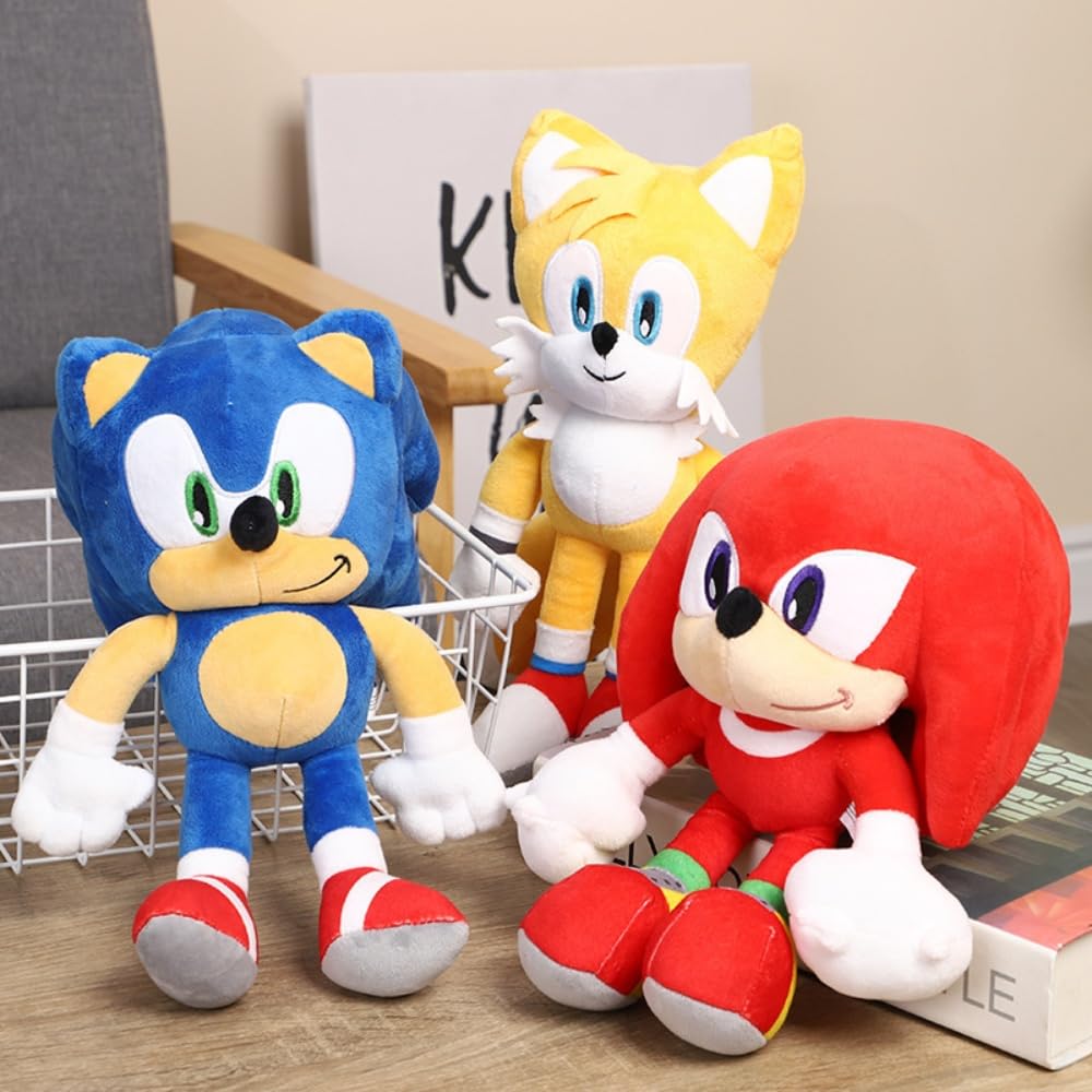 TONGMAN 30CM The Hedgehog Plushies, Cute Stuffed Animal Toys, The Movie Plush Figure Collection - Image 4