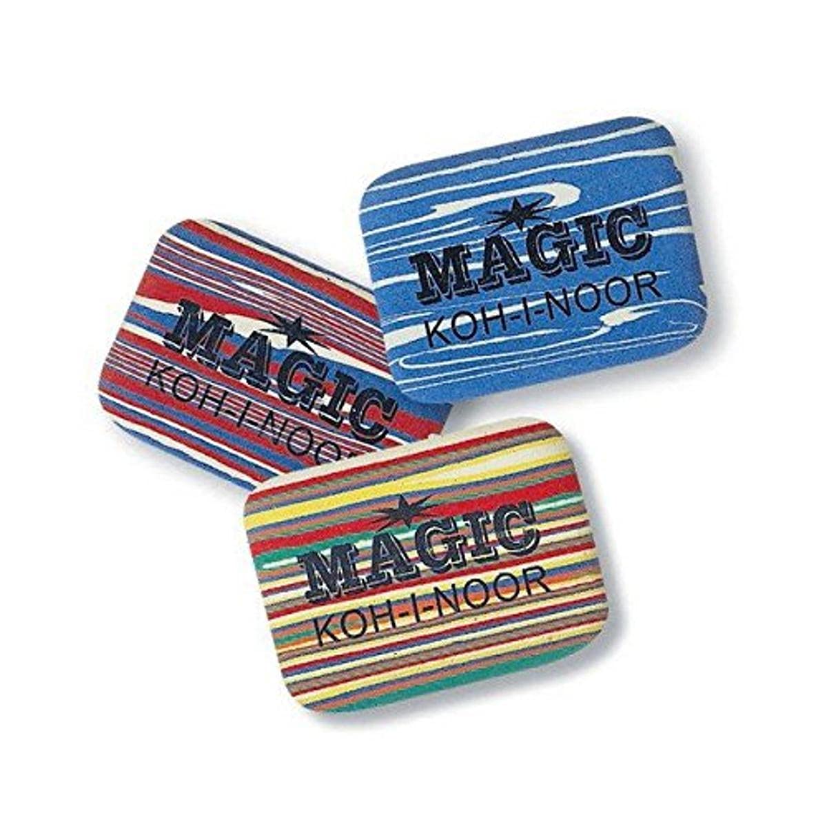 Koh-I-NOOR Magic Office Radierer - 3er Set Bunte Ra Produktbild-Vorschau 7