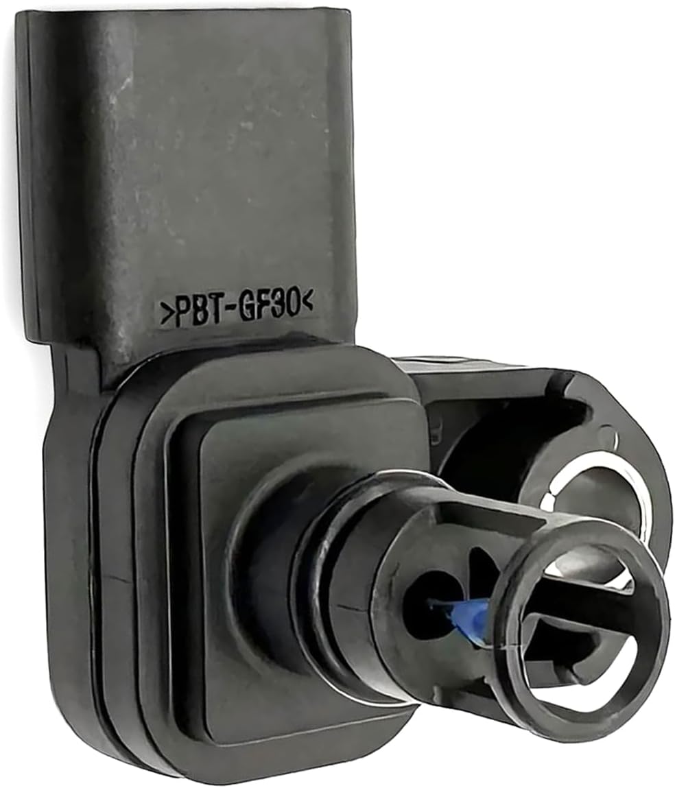 MLY Automotive Intake Air Pressure and Temperature Sensor, Manifold Pressure Sensor, Car Air Intake Switch Replacement for OEM 12681993 082800-0630 (Black)
