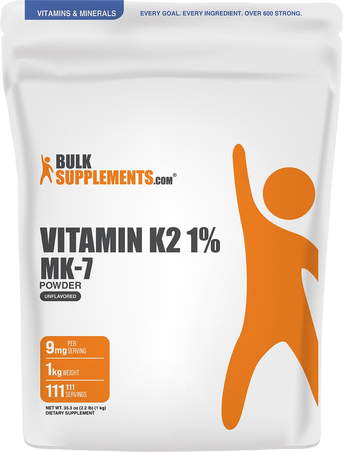 BulkSupplements.com Vitamin K2 MK-7 - K2 Vitamin K2 Supplement - K2 MK7 Supplement - Heart Vitamins - K2 Vitamin Supplement - K2 Vitamin Supplement MK-7 (10 Grams - 0.35 oz) — Amazon image 11