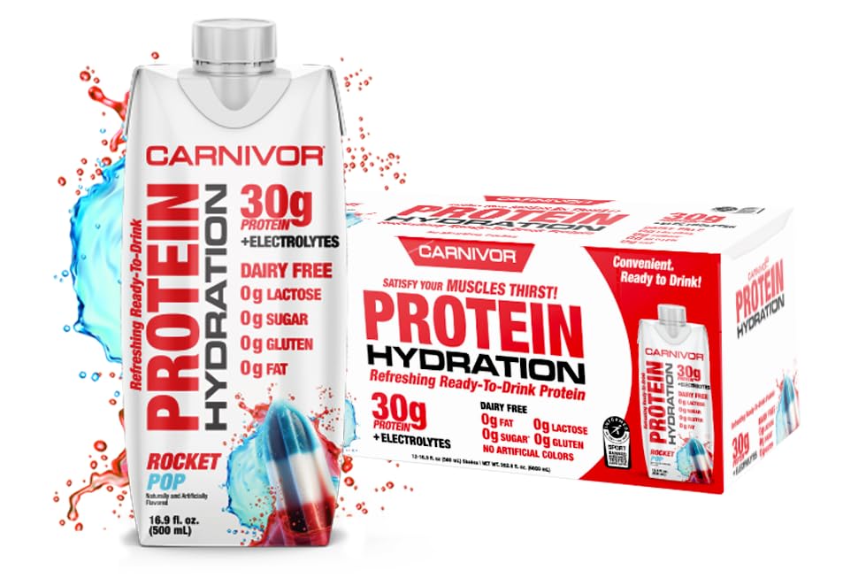 Amazon.com : MuscleMeds Carnivor Protein Hydration RTD, Ready to