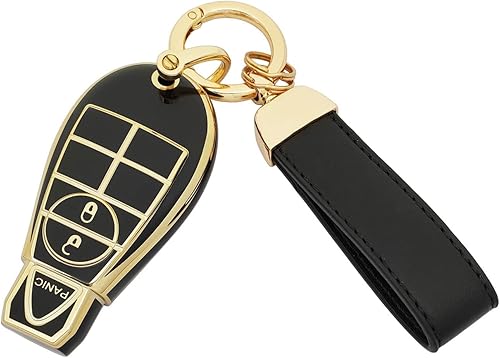 Miniatura 3 de TPU Key Fob Cover fit for Dodge Ram Truck Challenger Durango Grand Caravan Journey Chrysler 300 Jeep Charger Key Fob