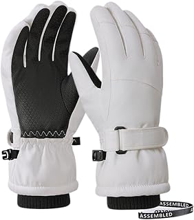 Guantes cálidos de invierno para niños pequeños, guantes de invierno para niños | Mitones térmicos de snowboard para clima frío - Guantes de snowboard cómodos para niños Guantes de snowboard para