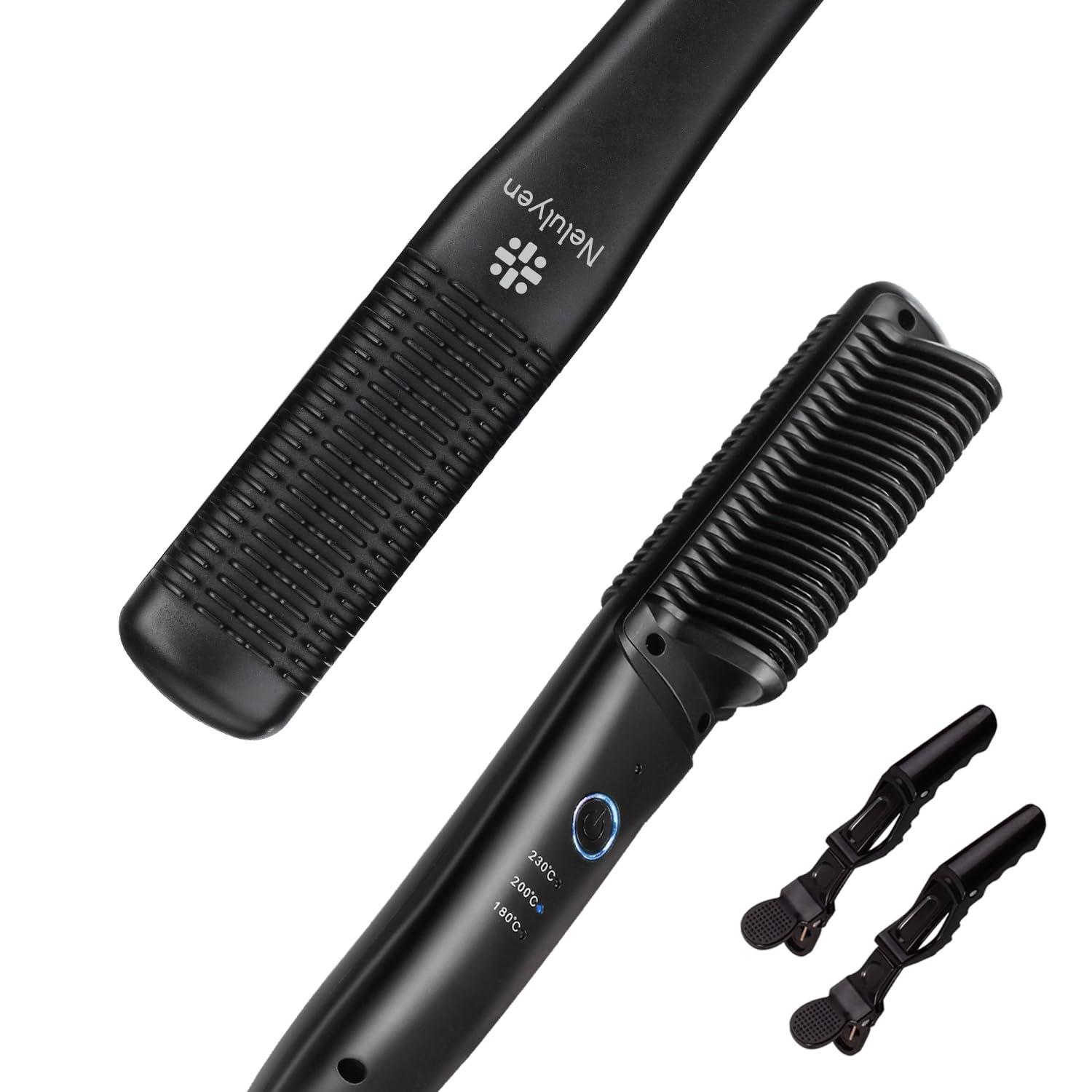 Amazon.com : Hair Straightener Brush Ionic Straightening Comb for