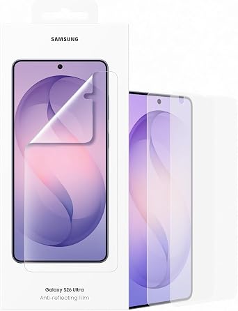 Samsung Galaxy Official Anti-Reflecting Film, Phone Screen Protector, Anti-Scratch, Dust, and Fingerprint Shield, Anti-Glare, High Touch Sensitivity, Transparent for Galaxy S26-Ultra 6.9"