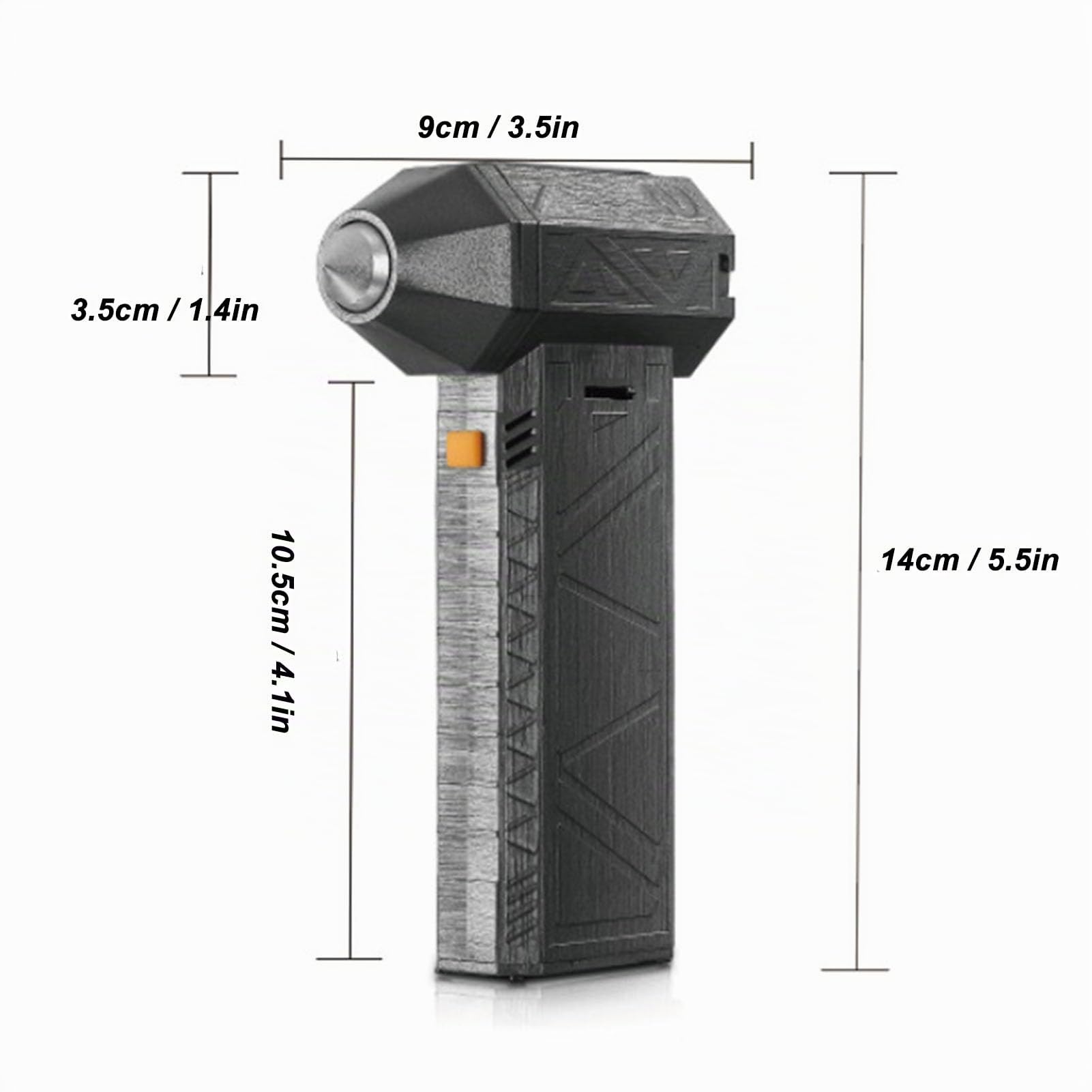 Asixxsix Jet Dry Mini Souffleur, 130 000 TR/Min, Portable, Puissant, Mini Souffleur à Air alimenté par Turbo pour Voiture, Nettoyage, Camping, Extérieur