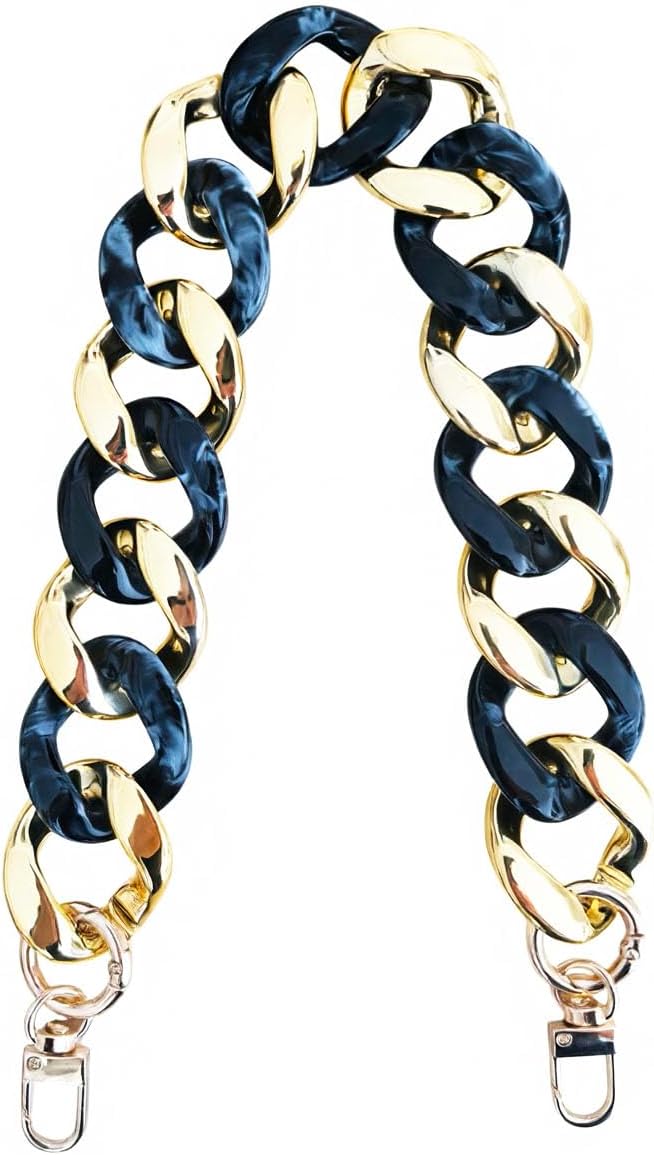 Resin Acrylic Chain Strap for Purse,Handles Chain Strap Replacement,Handbag DIY Chain Accessories