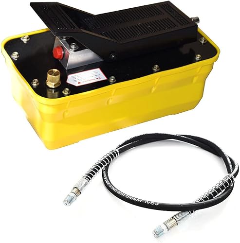 Miniatura 4 de Disyuntor de cuentas hidráulico de 10000PSI con bomba de pie hidráulica y manguera de aire, rompedor de cuentas de neumáticos de alta resistencia,