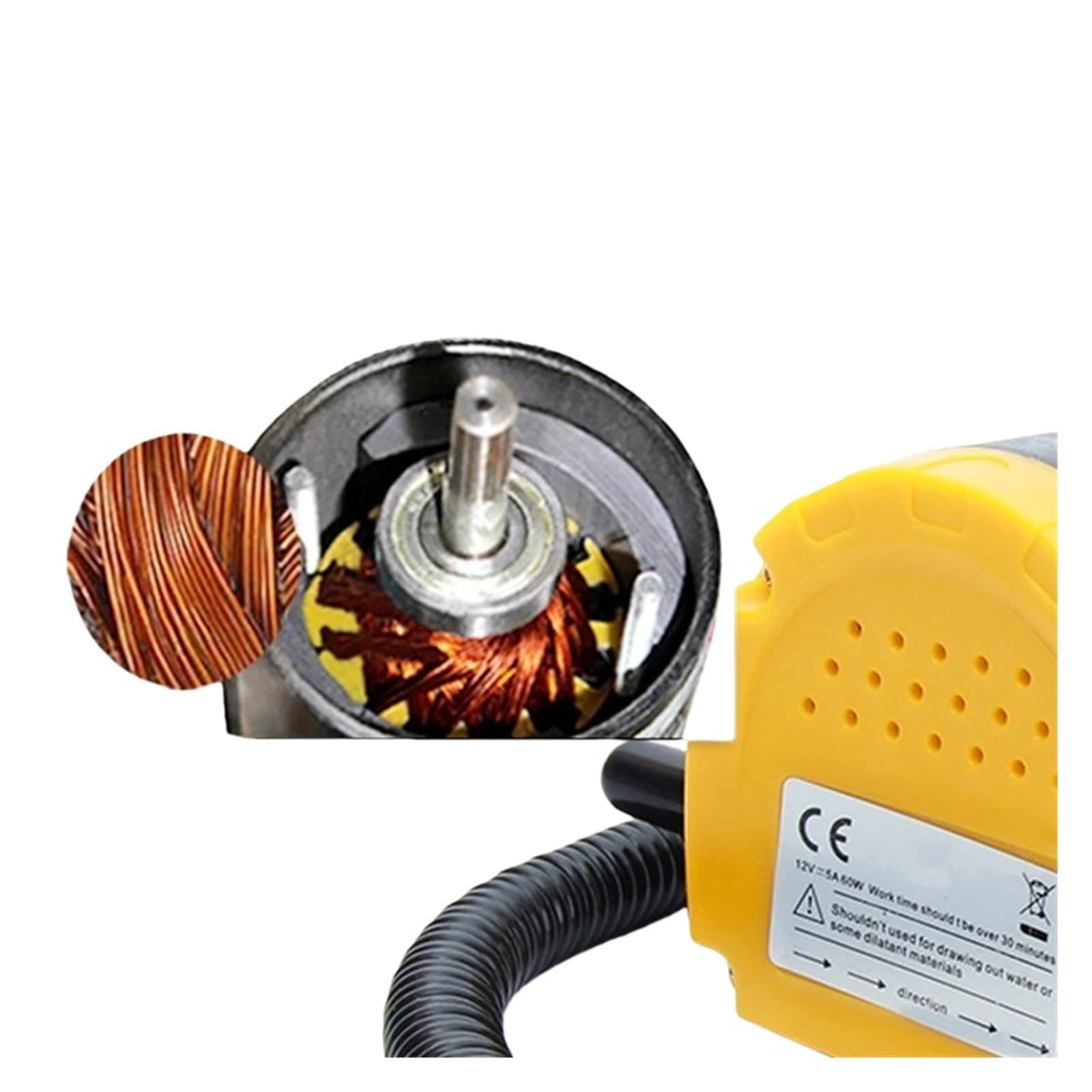 Pompe à huile moteur électrique 12 V pour moteur diesel, extracteur de fluide de carter, pompe de transfert de carburant avec tubes pour bateau et moto.
