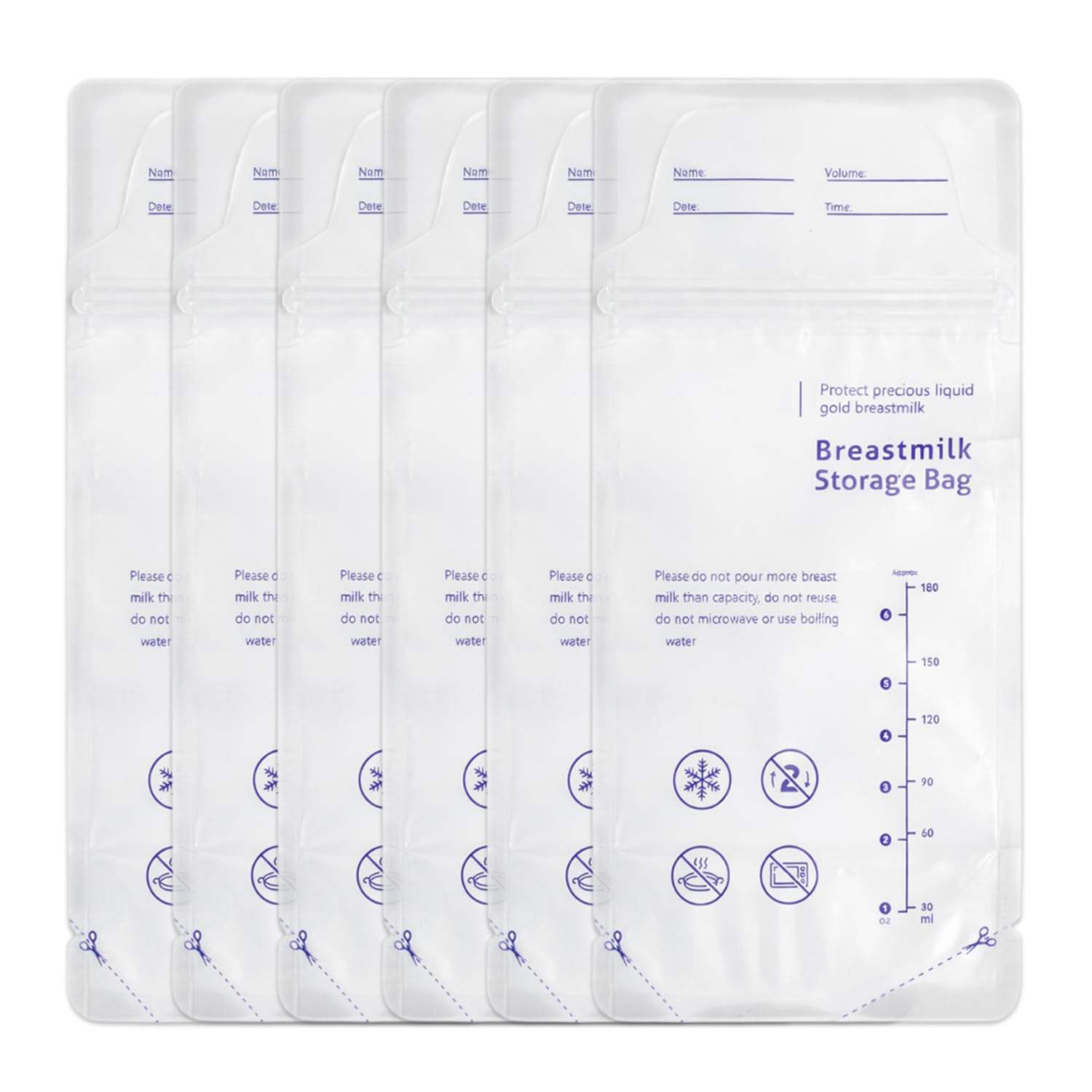 Oblivion Breast Milk Storage Bags 4 Pc – BPA & BPS Free Breastmilk Storage Bags with Pour Spout & Double Zipper Seal for Freezing & Feeding – Leak-Proof, Pre-Sterilized Milk Storage Solution for Moms-image-26
