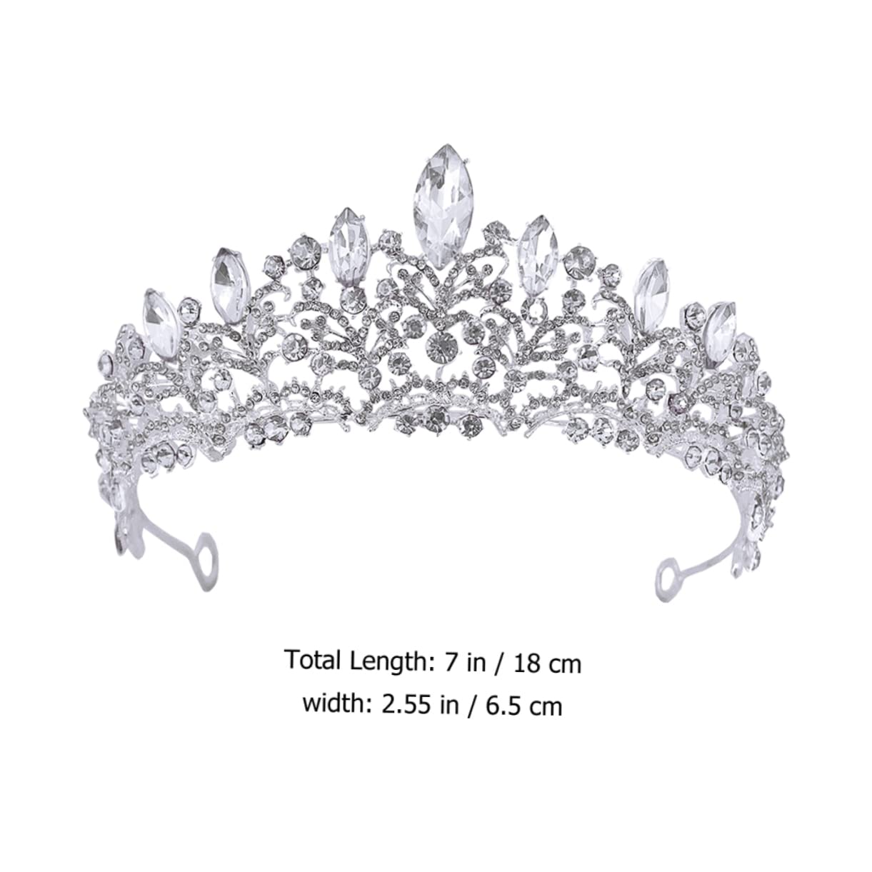 minkissy 3 Tocados De Novia Hechos A Mano Con Elementos De Diamantes De Imitación Delicados Tocados Para Mujeres Y Niñas.