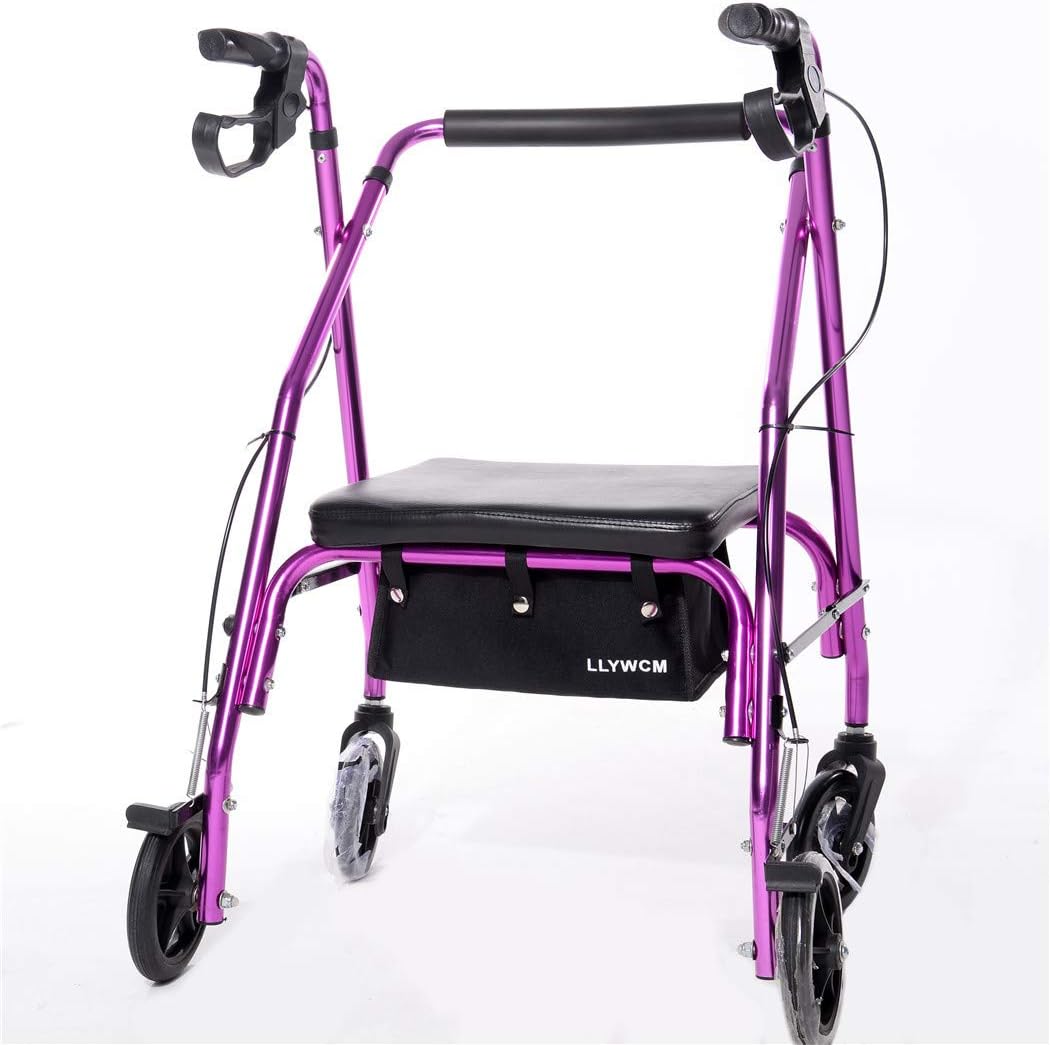 LLYWCM Walker Bag Wheel Rollator Bag Under Seat Rollator Tote Organizer Pouch Storage for Wheel Rollator or Walker : Health & Household