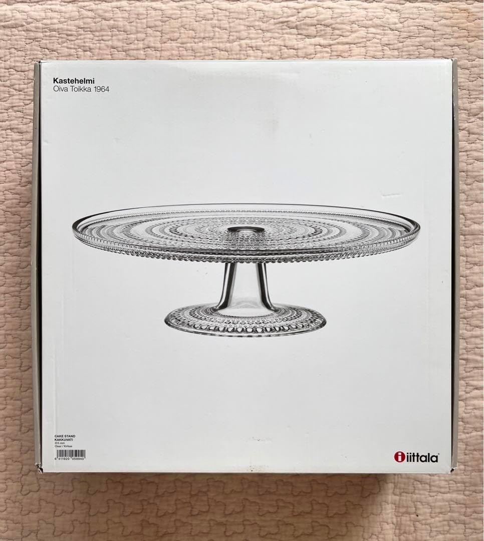 イッタラ カステヘルミ ケーキスタンド 24cm クリア イッタラ