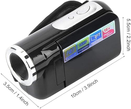 Miniatura 7 de Videocámara digital para niños, portátil, exquisita pantalla TFT de 2 pulgadas, 1080 x 720, zoom digital 4k HD 16X tarjeta de memoria, el mejor