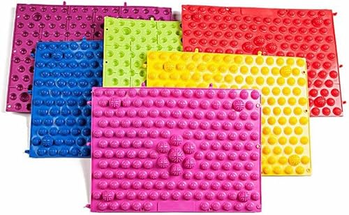 Miniatura 7 de Healifty 4 piezas Regalos para papá papá Regalos Piernas Masaje Mat Foot Massagers Manual Foot Massagers Outdoor Game Mat masajeador de pies