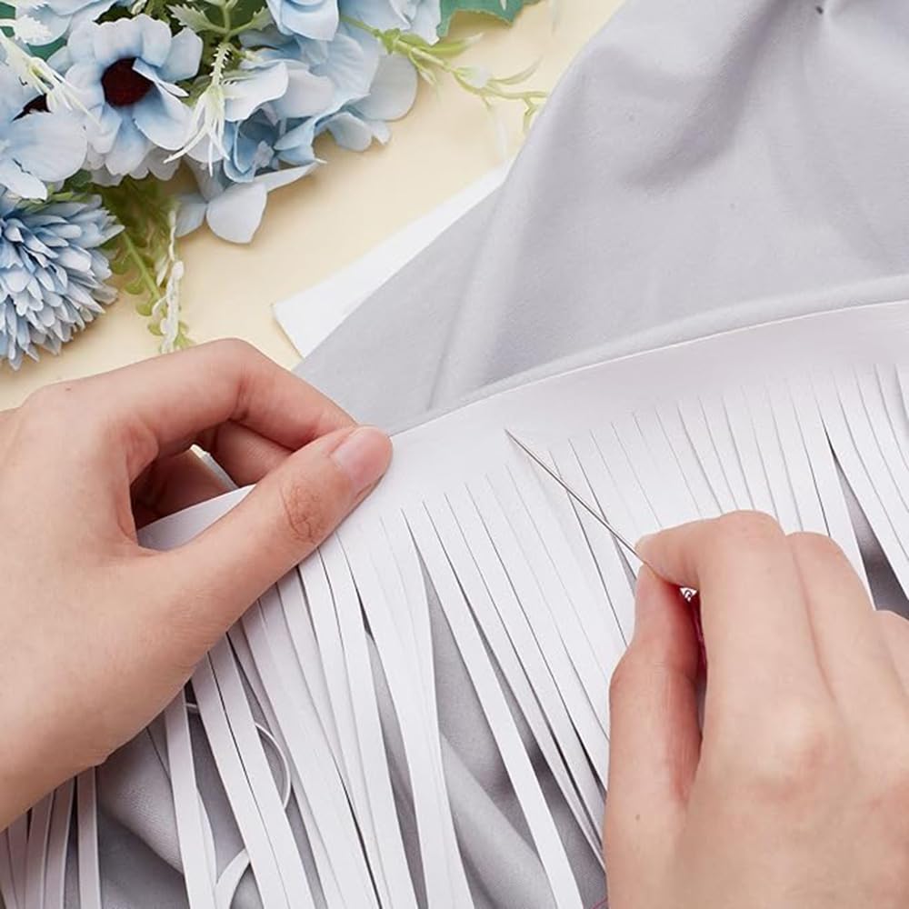 Yalulu Bordure à Pompons à Paillettes Métalliques De 5 M De